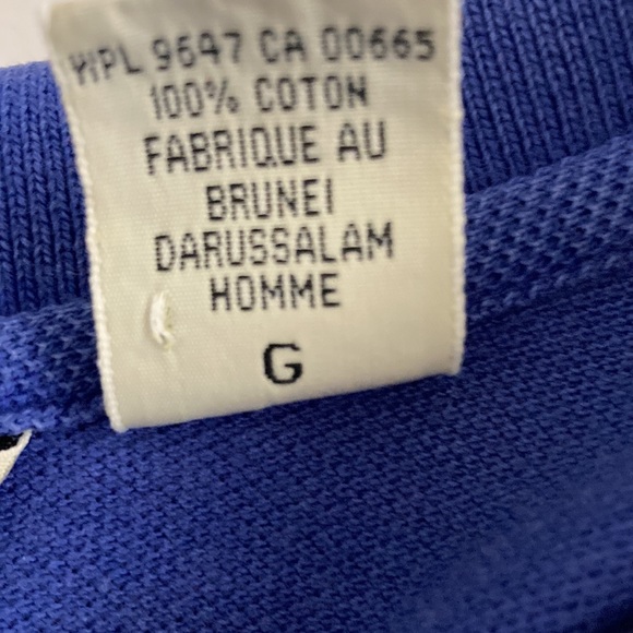 Eddie Bauer Three Button Pull Over Men Polo Shirt Size L - Picture 8 of 8